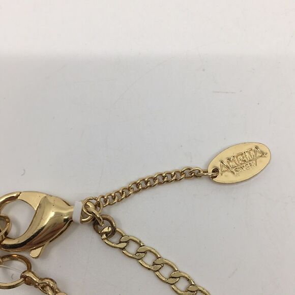 NWT Amrita Singh Bermuda statement necklace. Black and Gold Tone - Picture 14 of 16